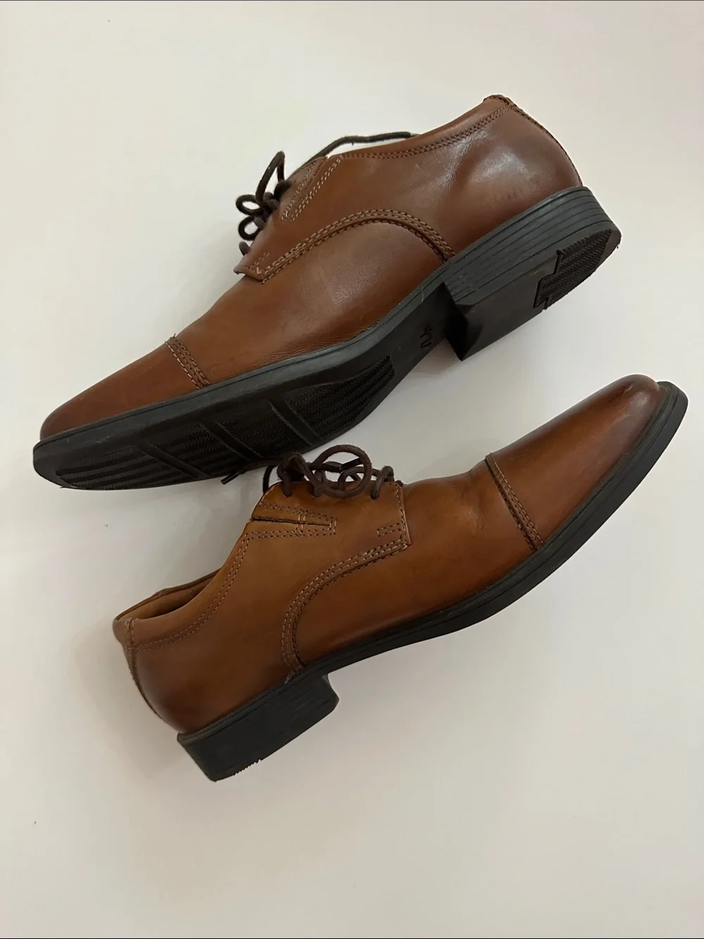 Men's Clark’s Classic Cap-Toe Dress Shoes - Brown